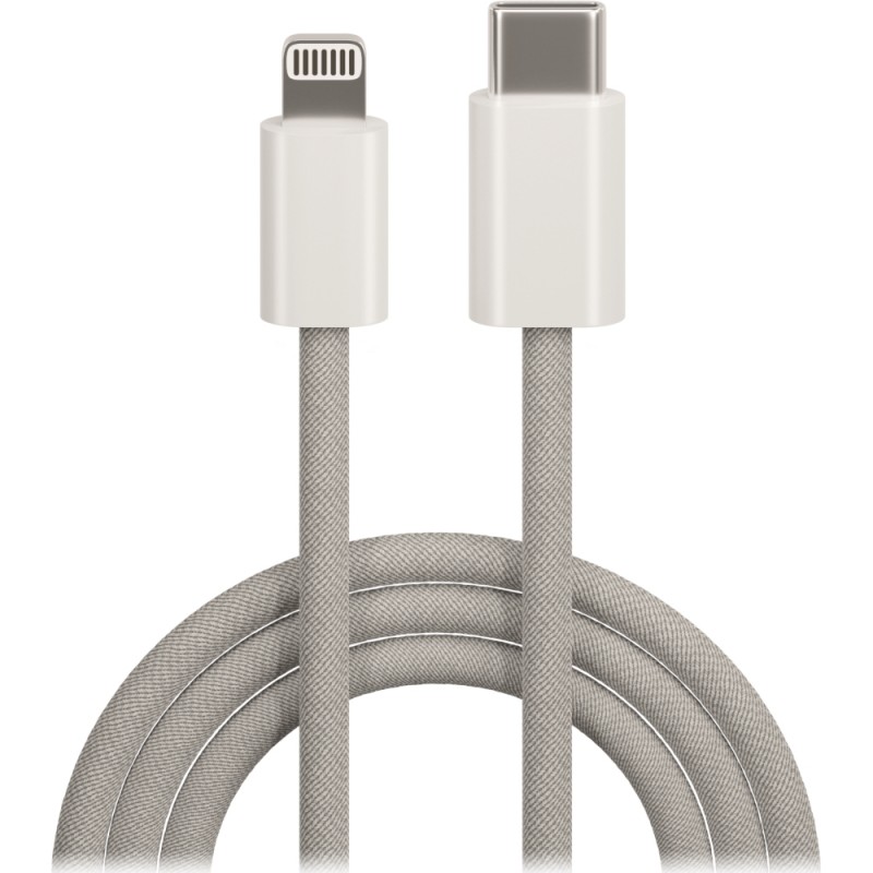 Maxlife MXUC-06 USB-C - Lightning кабел 1.0 m 20W сив найлон
