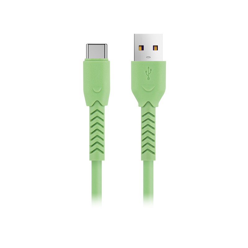 Maxlife MXUC-04 USB - USB-C кабел 1.0 m 3A зелен