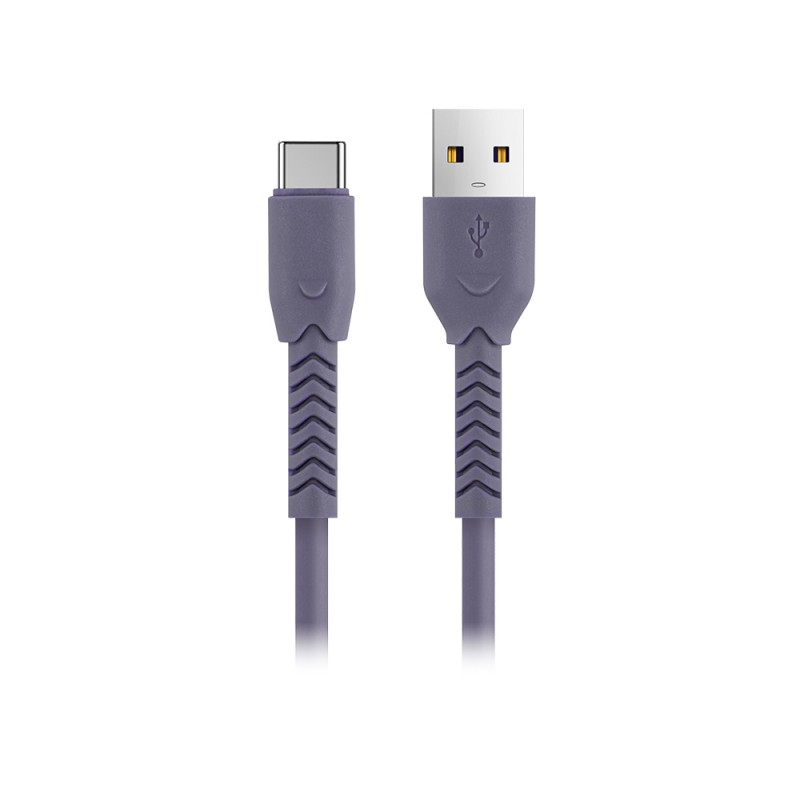 Кабел Maxlife MXUC-04 USB - USB-C 1,0 m 3A, лилав