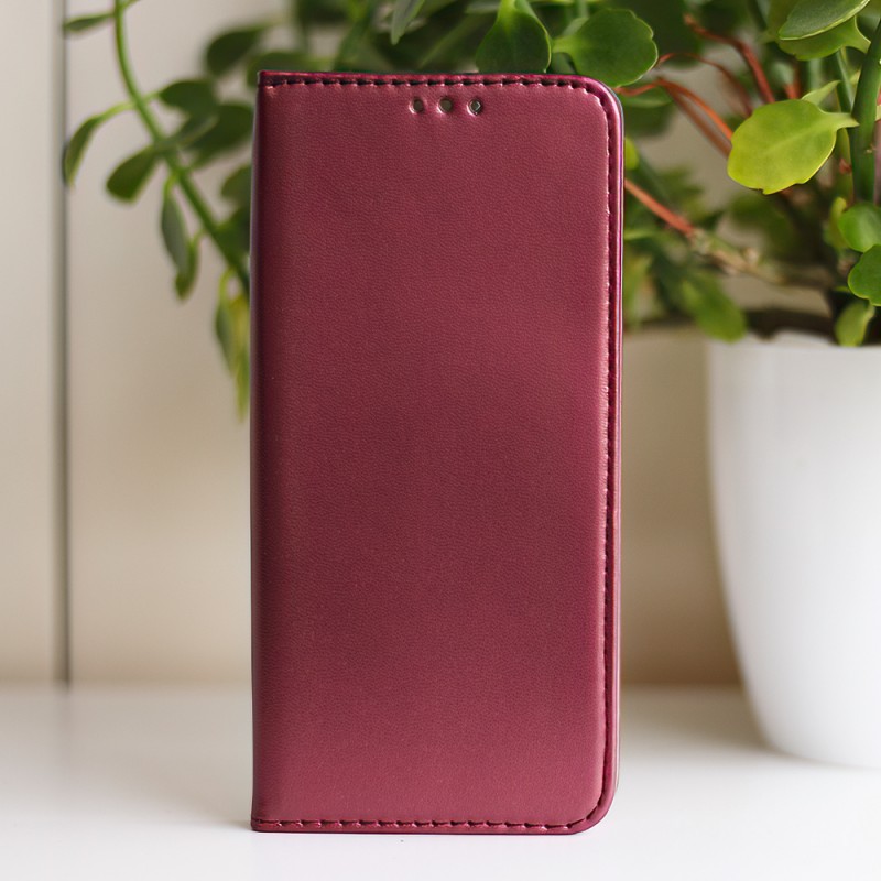 Калъф Smart Magnetic за Honor 600 / 600 Pro бордо