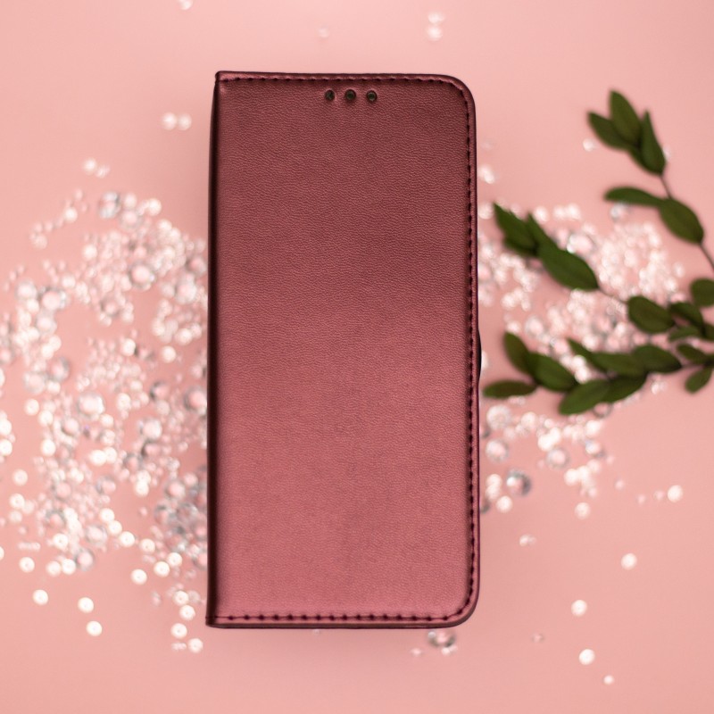 Калъф Smart Magnetic за Honor 600 / 600 Pro бордо