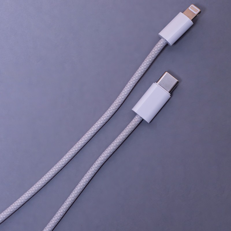 Maxlife MXUC-06 USB-C - Lightning кабел 1.0 m 20W сив найлон