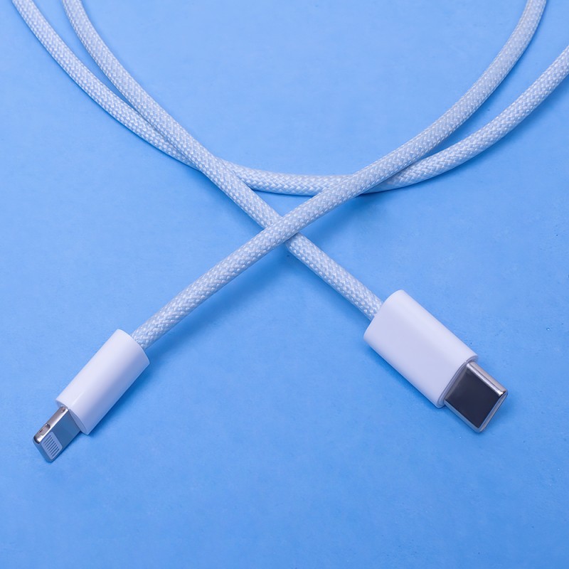 Maxlife MXUC-06 USB-C - Lightning кабел 1.0 m 20W син найлон