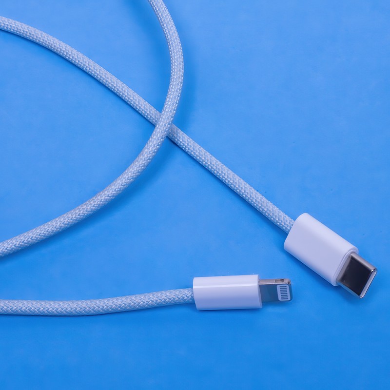 Maxlife MXUC-06 USB-C - Lightning кабел 1.0 m 20W син найлон