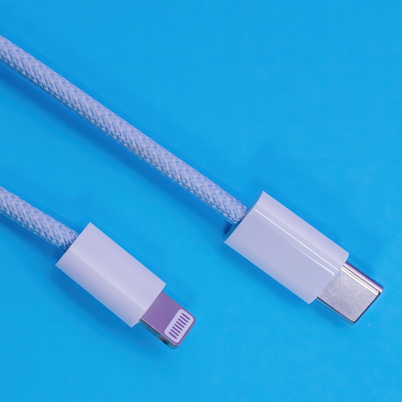Maxlife MXUC-06 USB-C - Lightning кабел 1.0 m 20W син найлон