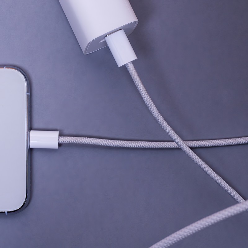 Maxlife MXUC-06 USB-C - USB-C кабел 1.0 m 20W сив найлон