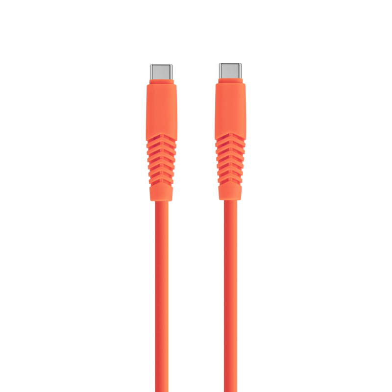 Setty USB-C - USB-C кабел 1.5m 2.1A KSC-C-1.5210 оранжев