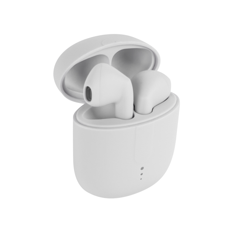 Bluetooth слушалки Setty TWS с кутия за зареждане TWS-0 бели