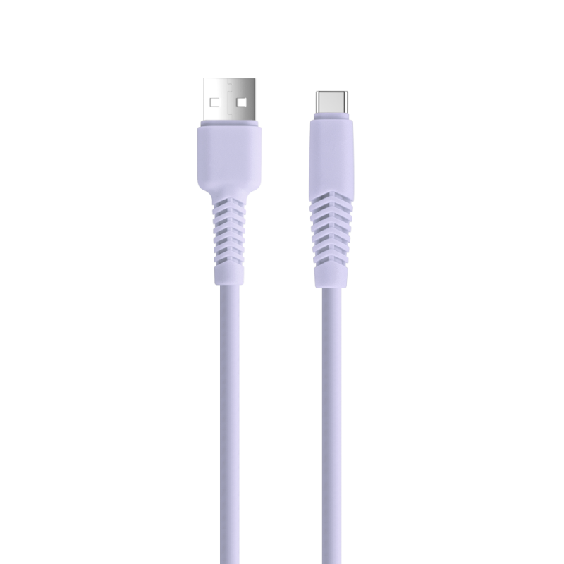 Setty USB - USB-C кабел 1.5 m 2.1A KSA-C-1.529 лилав