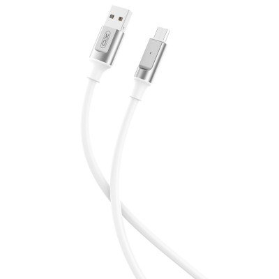 XO кабел NB251 USB - microUSB 1,0 m 6A бял