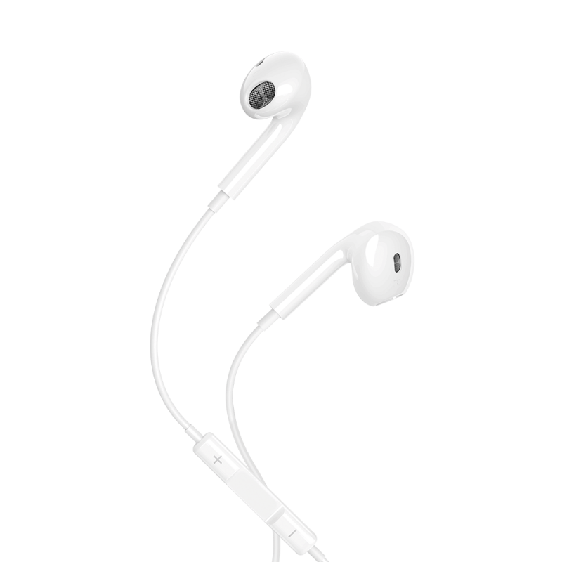 Кабелни слушалки за поставяне в ушите Maxlife MXEP-04 USB-C, бели