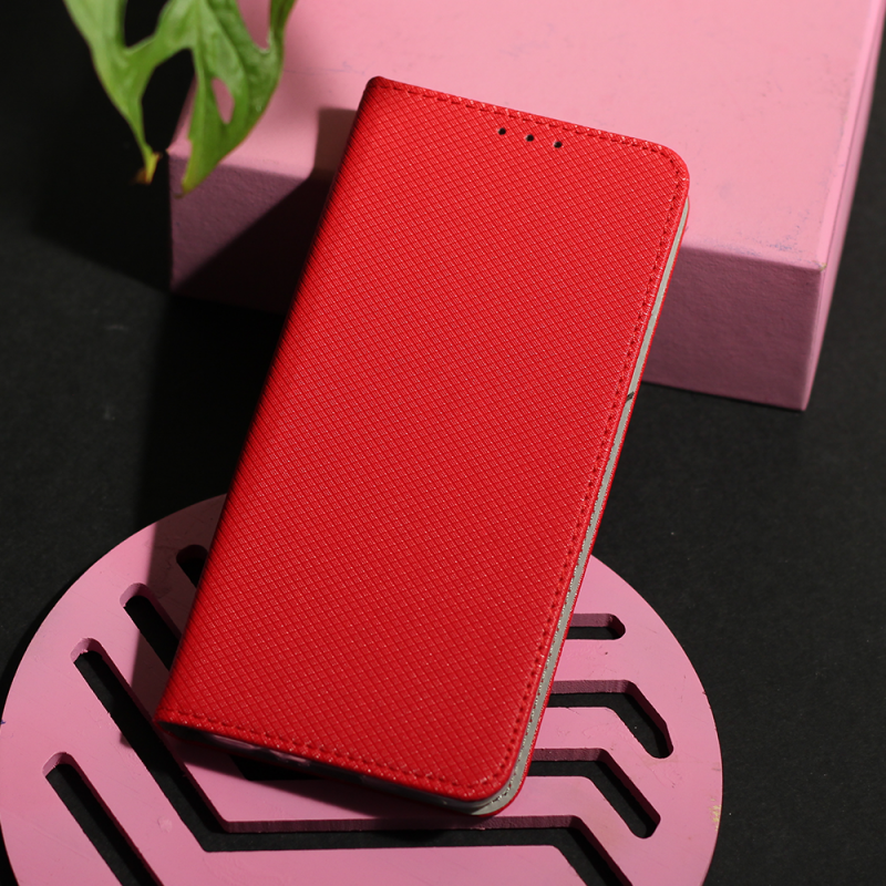Калъф Smart Magnet за Motorola Moto E15 / G05 червен