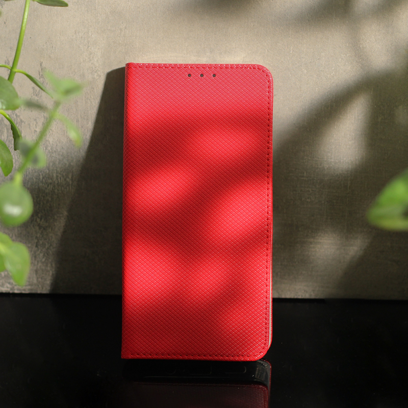 Калъф Smart Magnet за Motorola Moto E15 / G05 червен