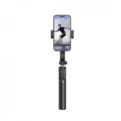XO selfie stick Bluetooth tripod SS13 черен 106cm