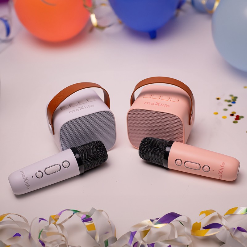 Maxlife Bluetooth караоке комплект MXKS-100 розов