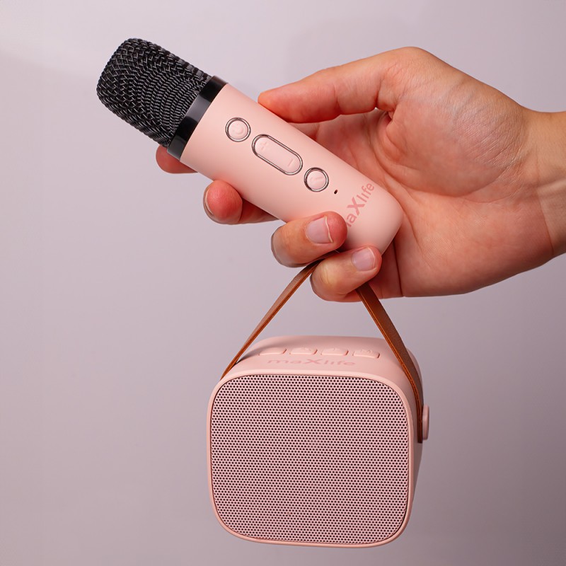 Maxlife Bluetooth караоке комплект MXKS-100 розов