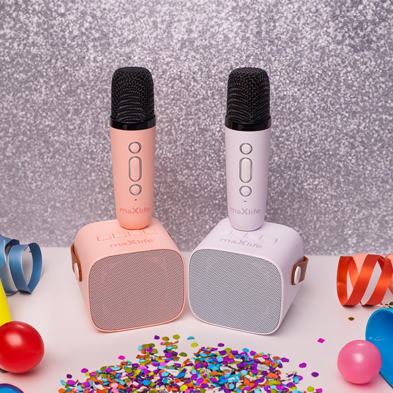 Maxlife Bluetooth караоке комплект MXKS-100 розов