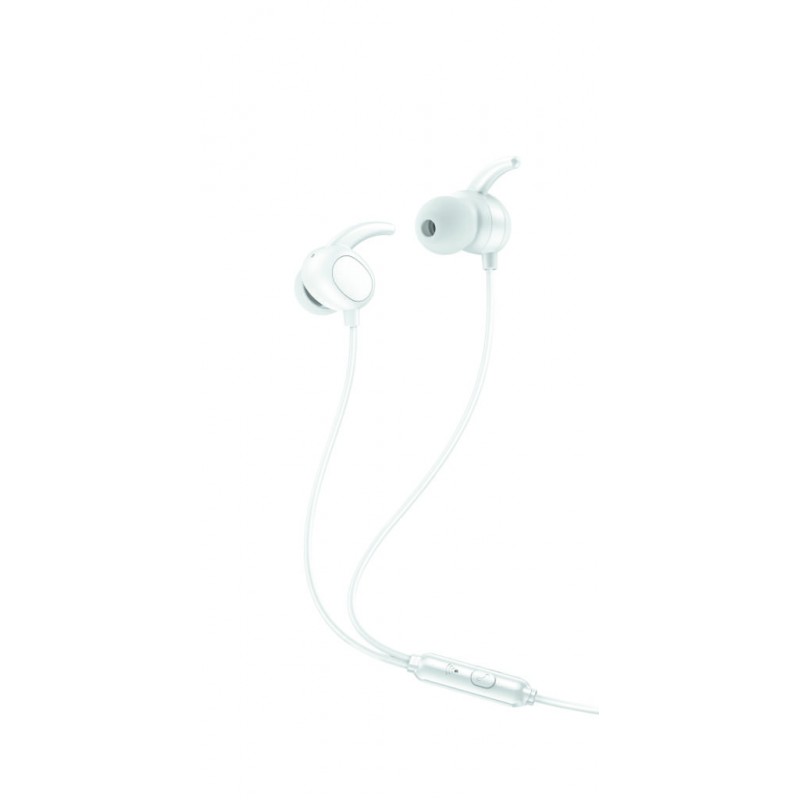żXO кабелни слушалки EP65 jack 3,5 mm тип тапи бели