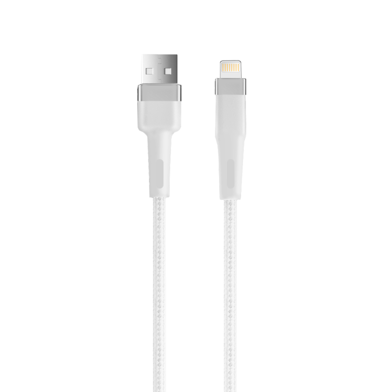 Setty USB - Lightning кабел 1.2 m 2A KNA-L-1.220 бял