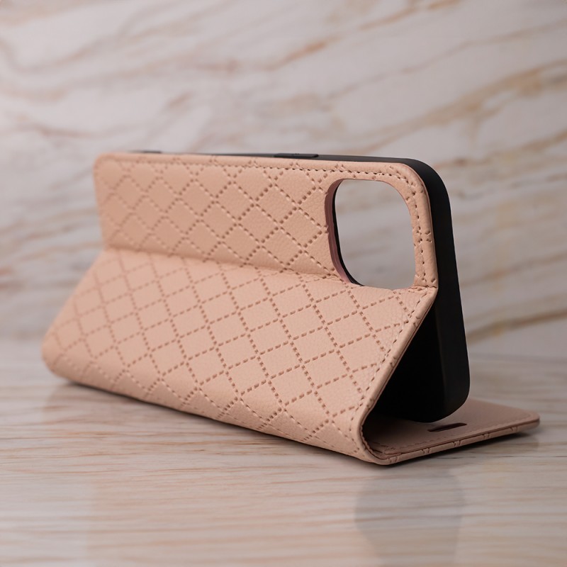 Калъф Smart Caro за Xiaomi Redmi 14C 4G/ 14C 5G / Redmi A4 / POCO C75 бежов