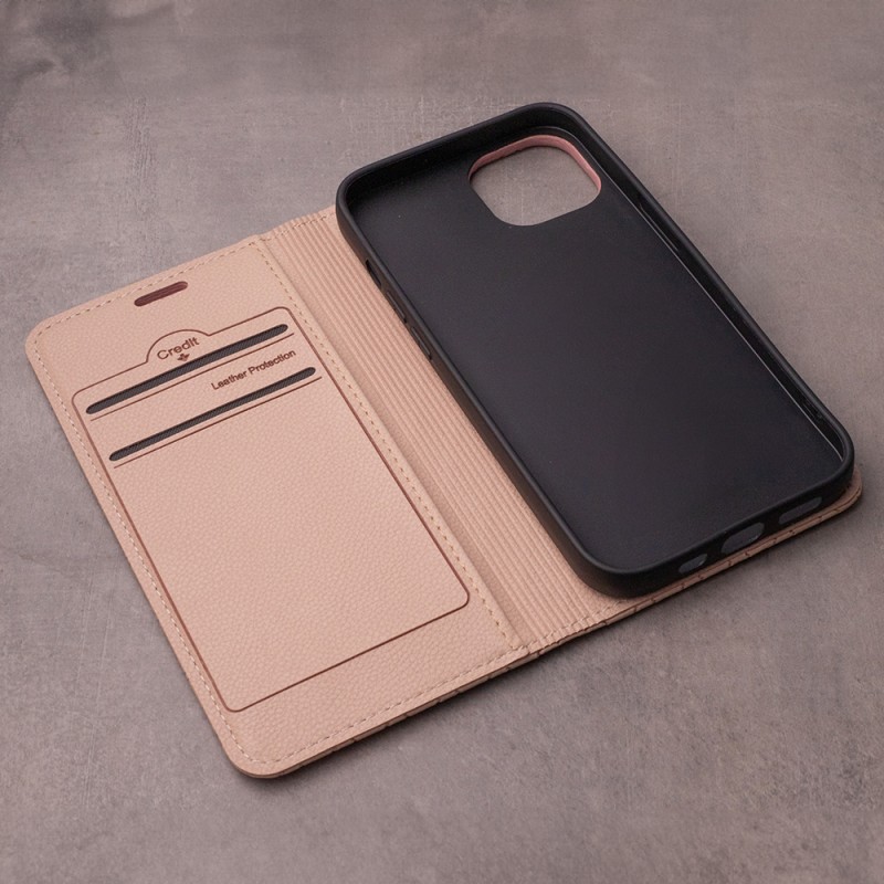 Калъф Smart Caro за Xiaomi Redmi 14C 4G/ 14C 5G / Redmi A4 / POCO C75 бежов