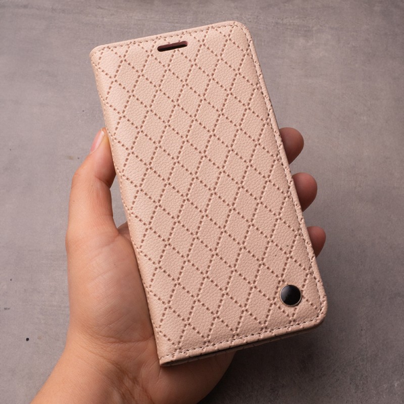 Калъф Smart Caro за Xiaomi Redmi 14C 4G/ 14C 5G / Redmi A4 / POCO C75 бежов