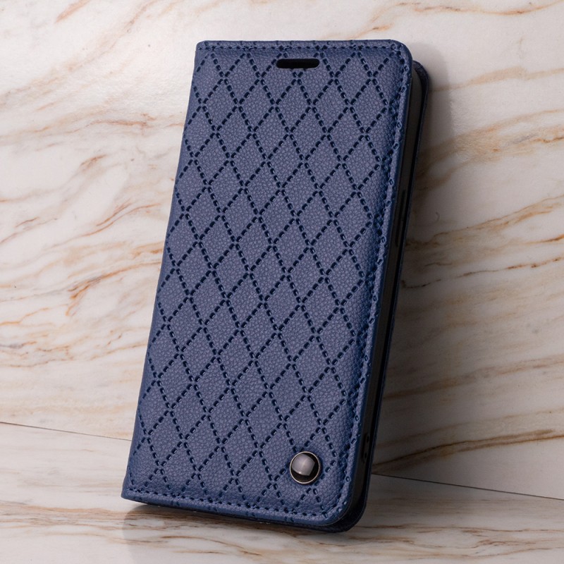 Калъф Smart Caro за Honor 600 / Honor 600 Pro, тъмносин