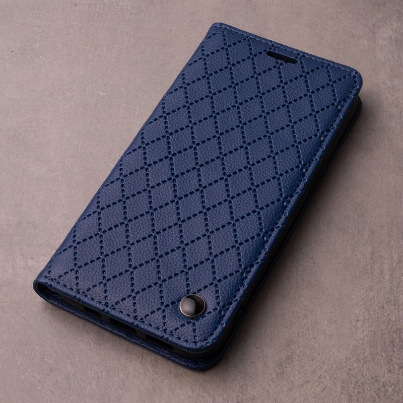 Калъф Smart Caro за Honor 600 / Honor 600 Pro, тъмносин
