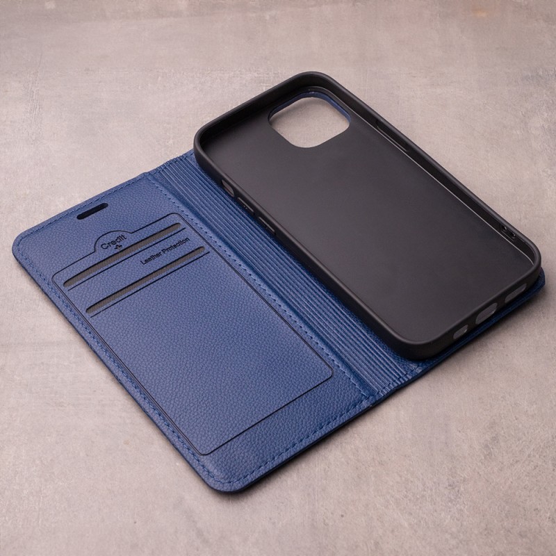 Калъф Smart Caro за Honor 600 / Honor 600 Pro, тъмносин