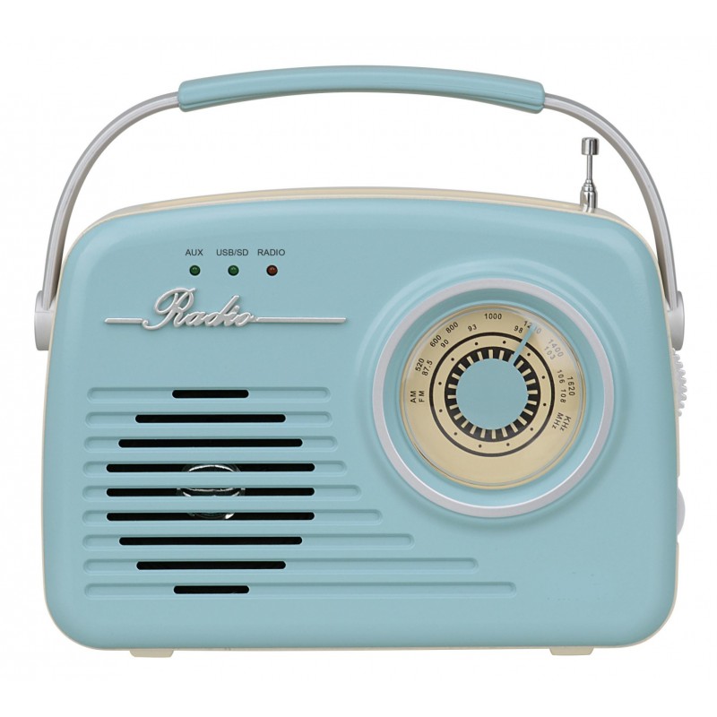Bluetooth колонка Setty с радио Retro P350 синя