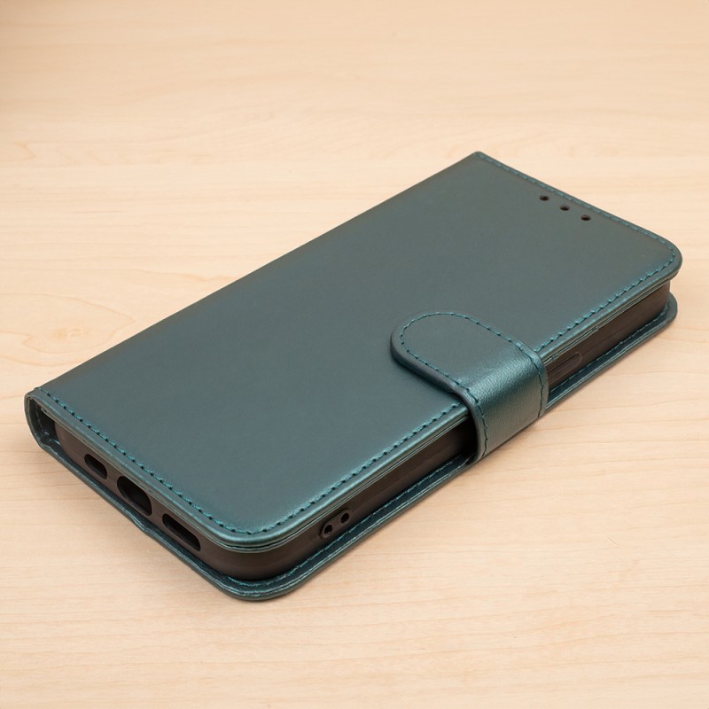 Калъф Smart Classic за iPhone 16e / 17e, тъмно зелен