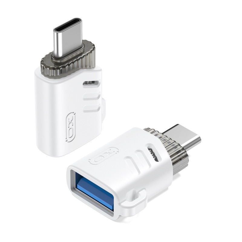 XO адаптер NB256B OTG USB - USB-C бял