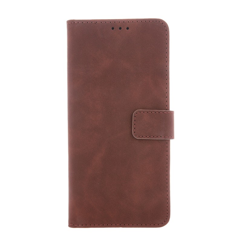 Калъф Smart Velvet за Xiaomi Redmi Note 14 4G (Global) кафяв (164.84 x 78.15 x 8.16 mm)