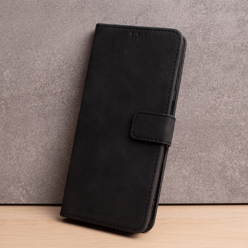 Smart Velvet калъф за Honor 600 / Honor 600 Pro, черен