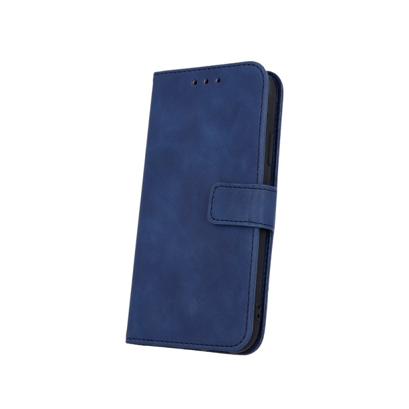 Кадифе Smart Velvet за Xiaomi Redmi Note 14 4G (Global) тъмносин (164.84 x 78.15 x 8.16 mm)