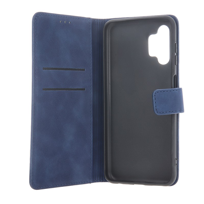 Кадифе Smart Velvet за Xiaomi Redmi Note 14 4G (Global) тъмносин (164.84 x 78.15 x 8.16 mm)