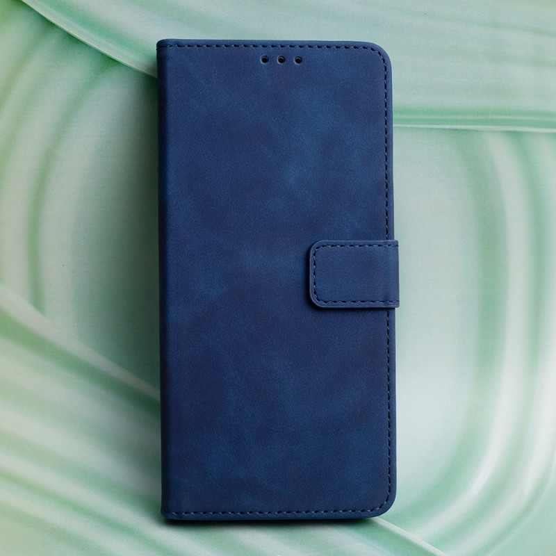 Кадифе Smart Velvet за Xiaomi Redmi Note 14 4G (Global) тъмносин (164.84 x 78.15 x 8.16 mm)