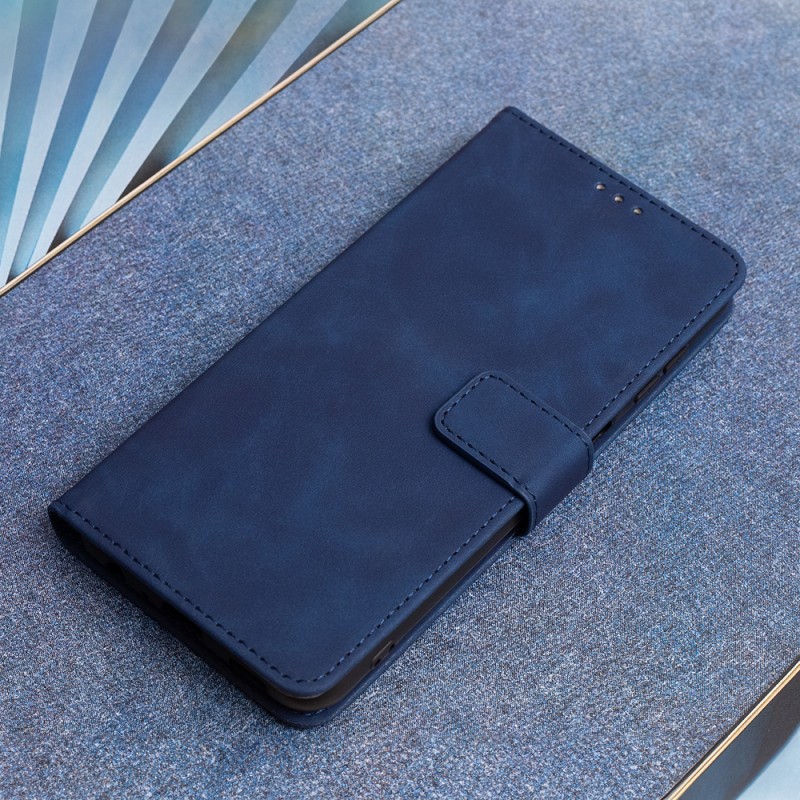 Кадифе Smart Velvet за Xiaomi Redmi Note 14 4G (Global) тъмносин (164.84 x 78.15 x 8.16 mm)