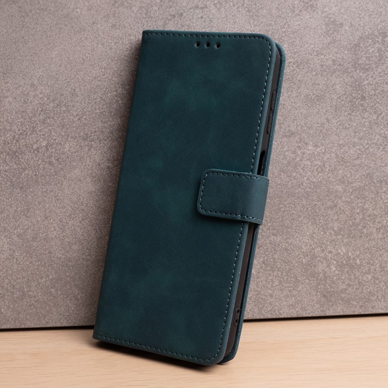 Кадифе Smart Velvet за Xiaomi Redmi A5 Global (173.45 x 79.35 x 8.45) тъмнозелен