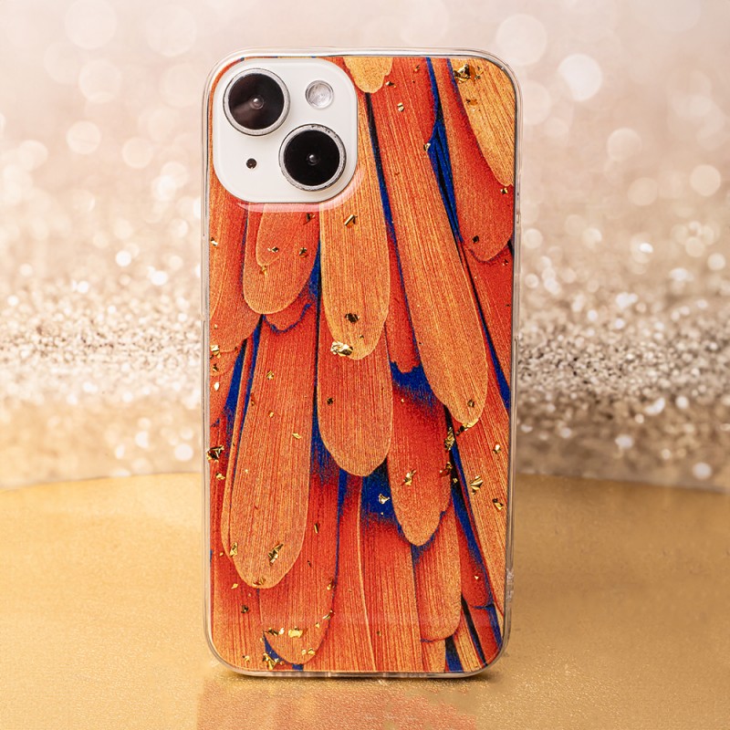 Овърлей Gold Glam за Samsung Galaxy A25 5G (глобален) оранжев