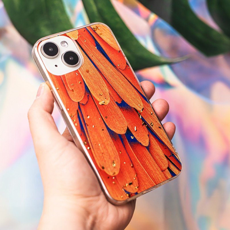 Овърлей Gold Glam за Samsung Galaxy A25 5G (глобален) оранжев