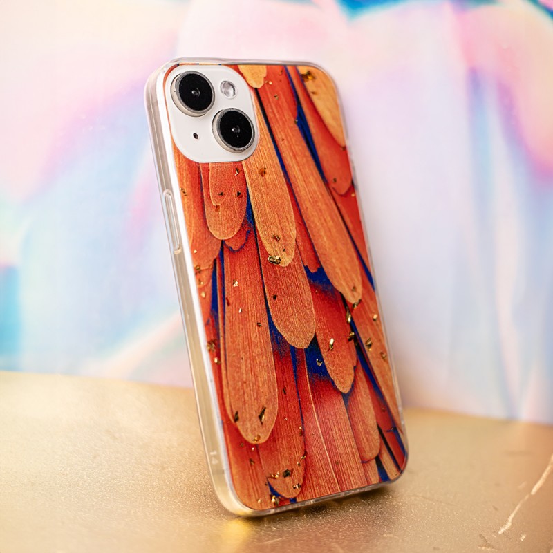 Овърлей Gold Glam за Samsung Galaxy A25 5G (глобален) оранжев