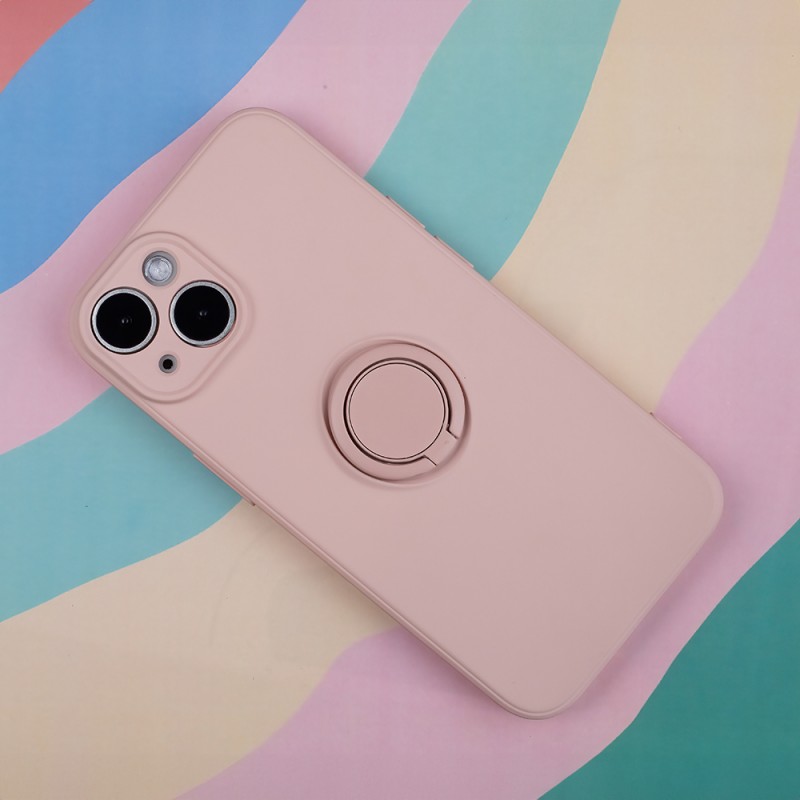 Капак Finger Grip за iPhone 15 Pro 6.1" розов