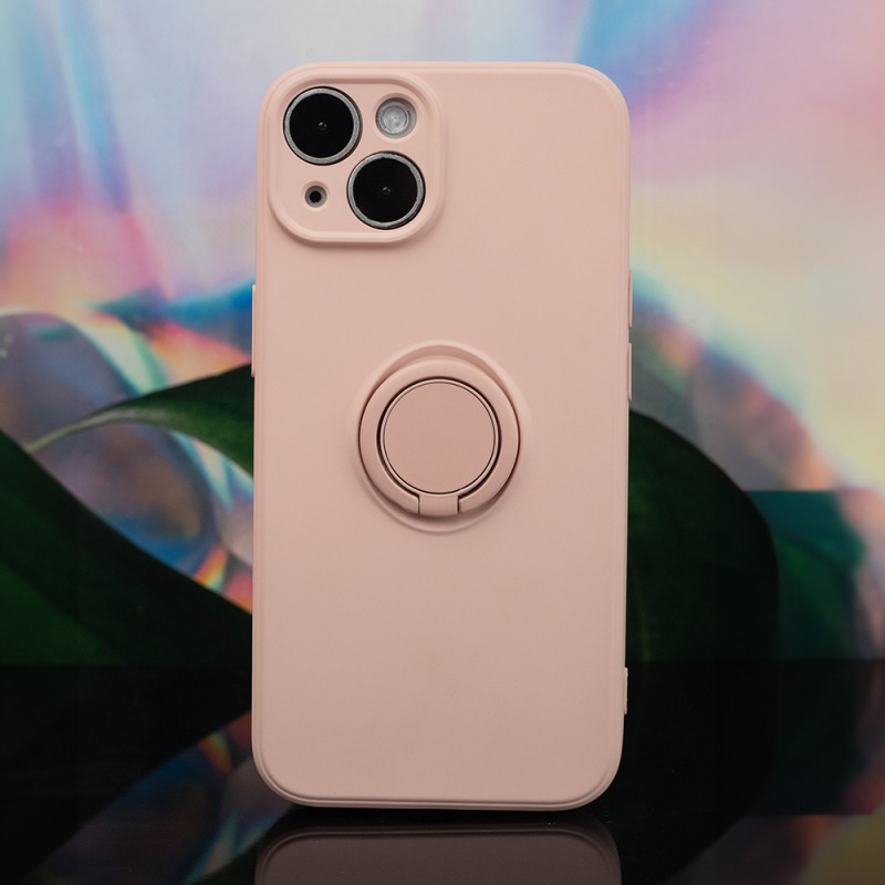Капак Finger Grip за iPhone 15 Pro 6.1" розов