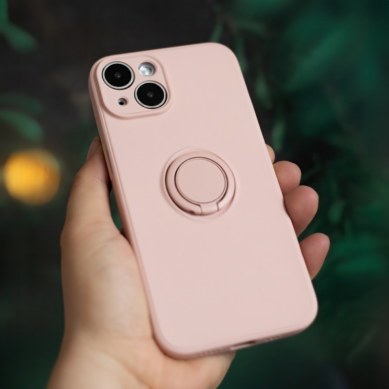 Капак Finger Grip за iPhone 15 Pro 6.1" розов