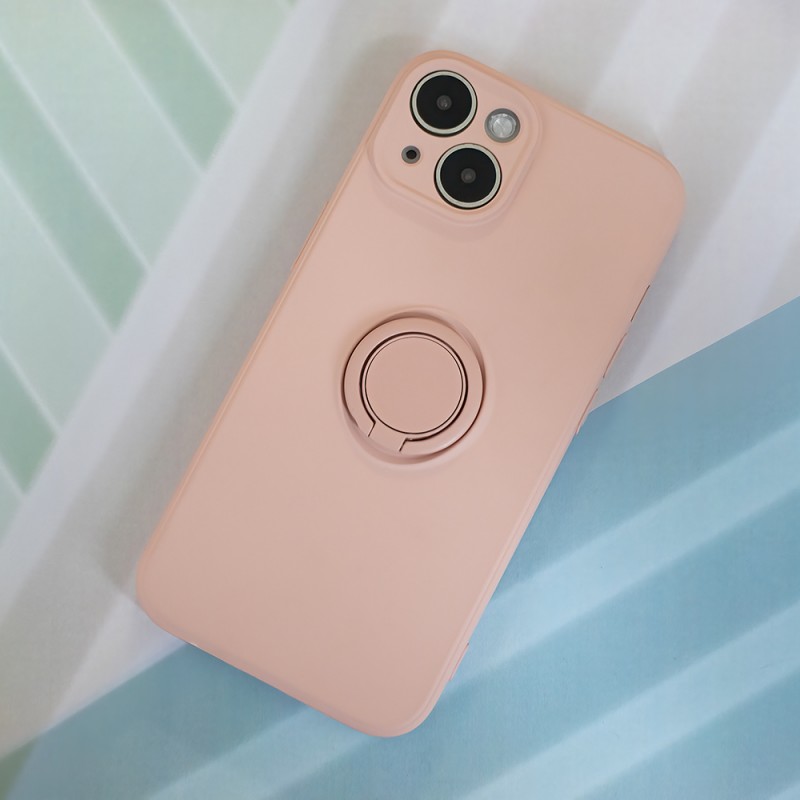 Капак Finger Grip за iPhone 15 Pro 6.1" розов