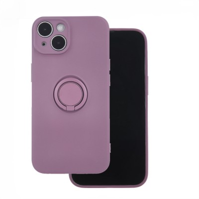 Капак Finger Grip за iPhone 15 Pro 6.1" светло лилав