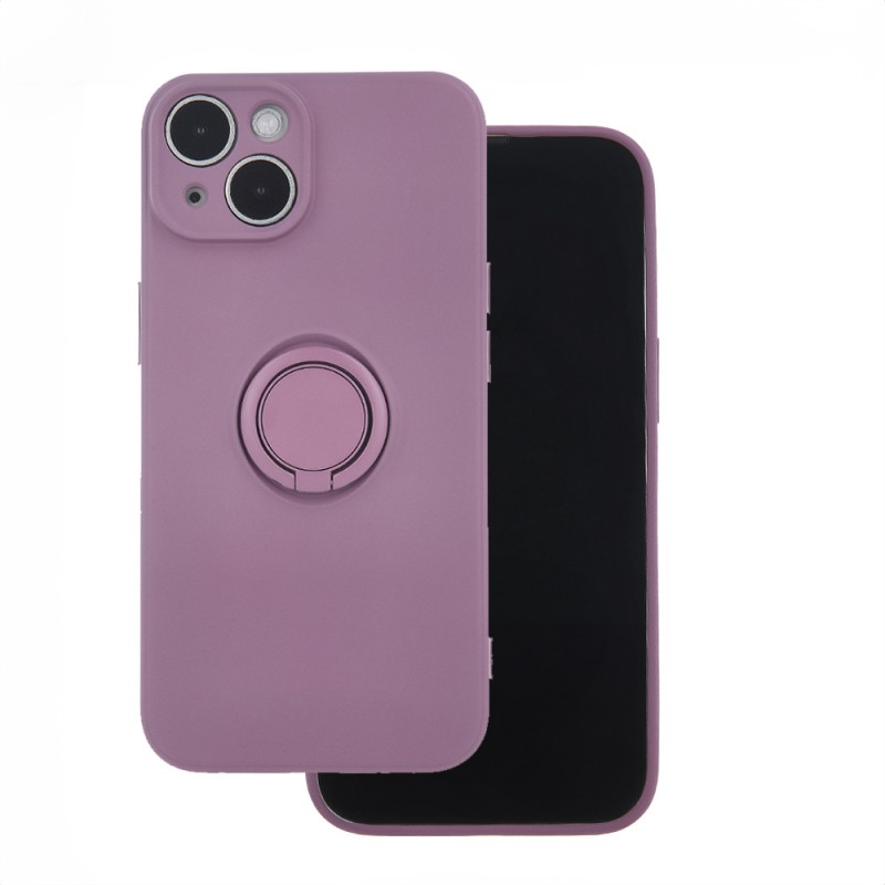 Капак Finger Grip за iPhone 15 Pro 6.1" светло лилав
