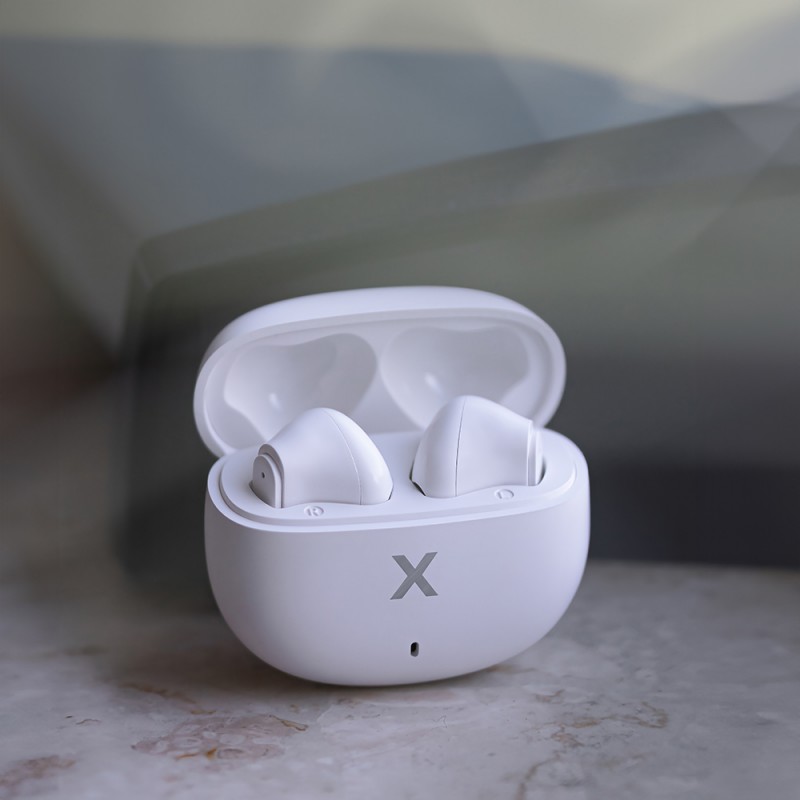 Maxlife MXBE-03 TWS BT слушалки бели за поставяне в ушите