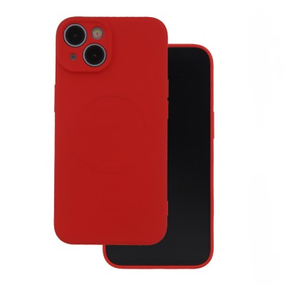 Калъф Simple Color Mag за Samsung Galaxy A17 4G / A17 5G / A18 5G червен